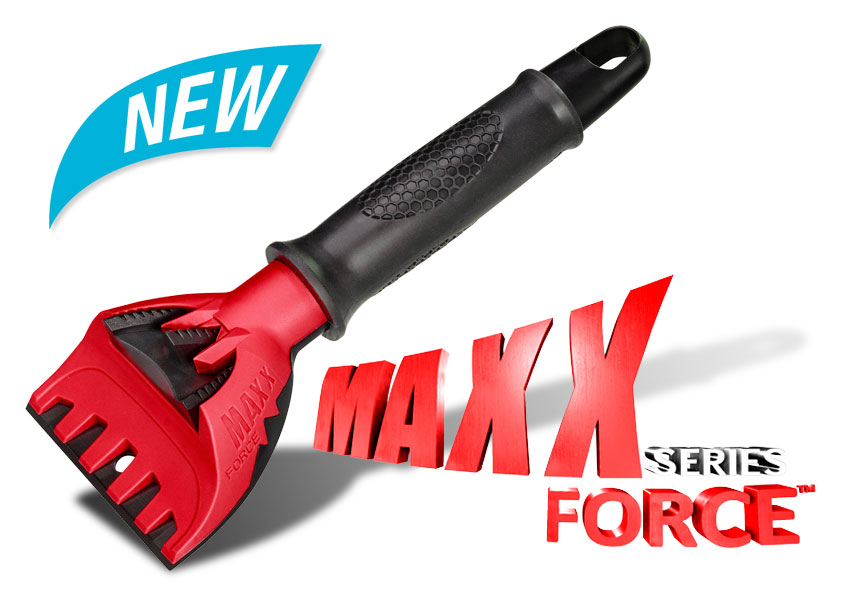 SubZero MAXX-Force Series Ice Scraper with New icon and logo